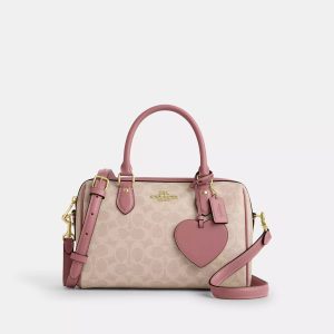Rowan Satchel Bag With Heart Charm